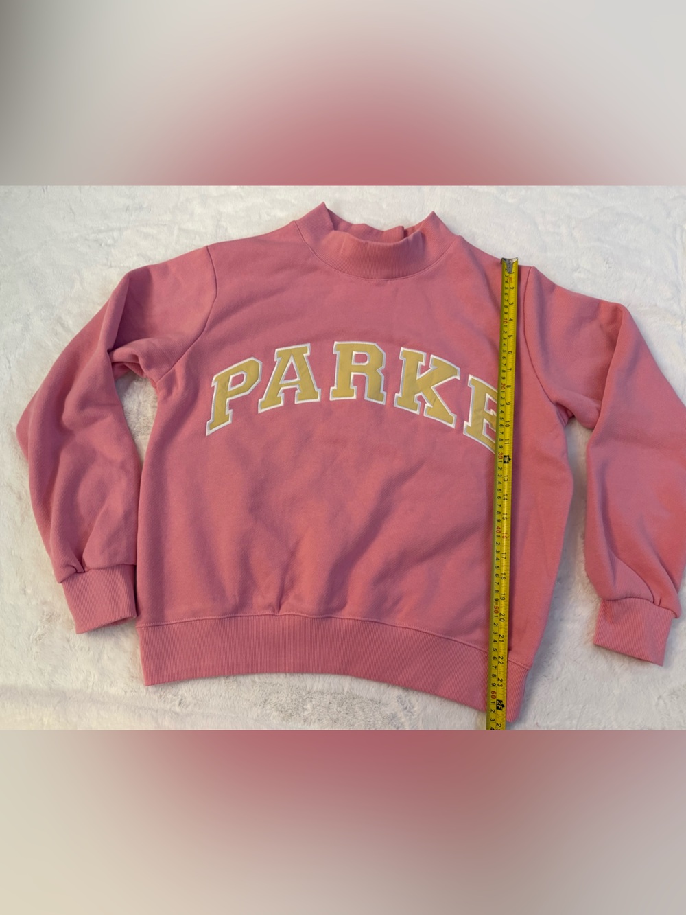 PARKE Varsity Sweatshirt Heritage Starburst Summerland Collection S/M NWT - Picture 9 of 9